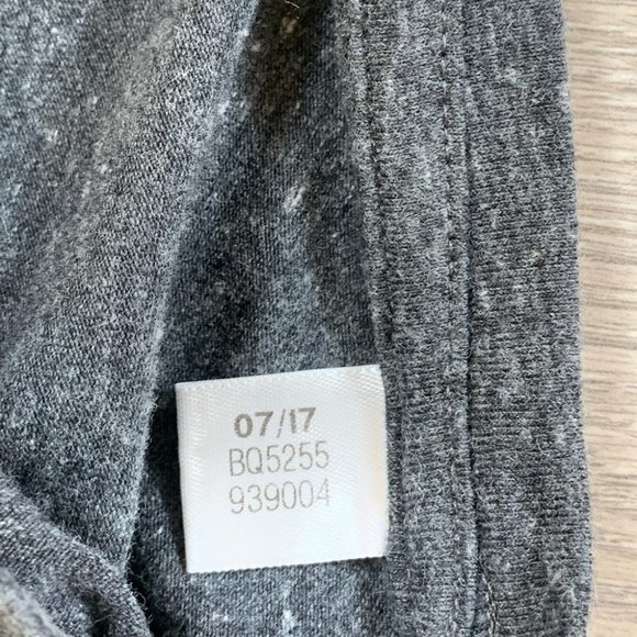 Adidas Grey Open Back Short Sleeve T-Shirt - Picture 9 of 13